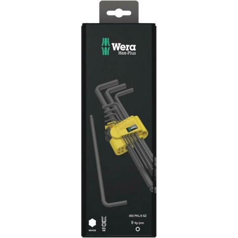 Kuusiokoloavain Wera WE05133180001; HEX-plus; 9 kpl.