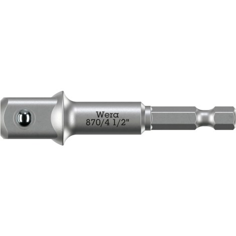 Adapteri Wera WE05138006001; 1/4''x1/2''; 72 mm