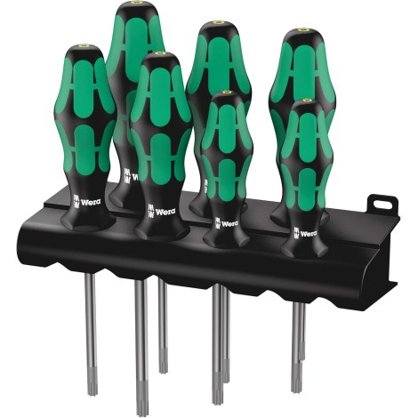 Ruuvimeisselisetti Wera WE05223161001; Kraftform Plus; Torx; 7 kpl.