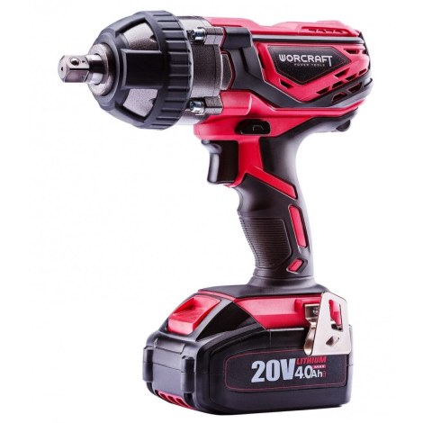 Iskumutterinväännin Worcraft CIW-S20Li-1B; 20 V; 1x4,0 Ah akku