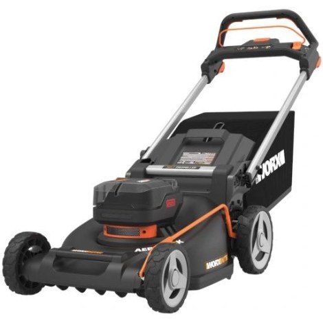 Akkukäyttöinen ruohonleikkuri Worx WG748E; 40 V; 2x4,0 Ah akku
