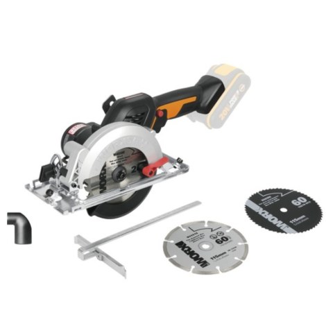 Akkupyörösaha Worx WX531.9; 20 V; 120 mm (ilman akkua ja laturia)