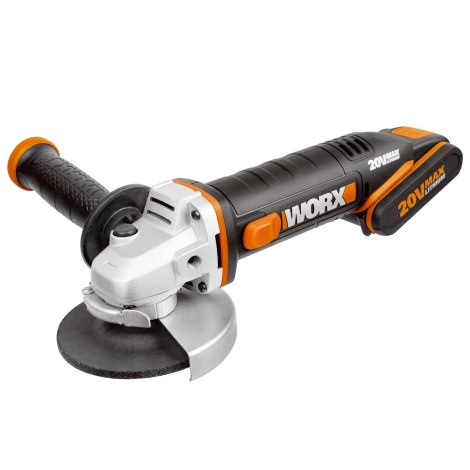Kulmahiomakone Worx WX803; 20 V; 1x4,0 Ah akku