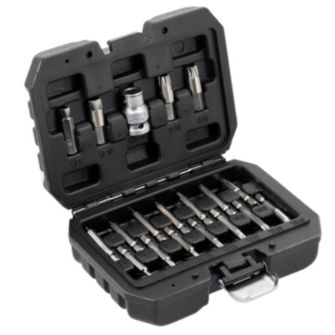 Ruuvinulosvetimet Yato YT-04584; 19 kpl.