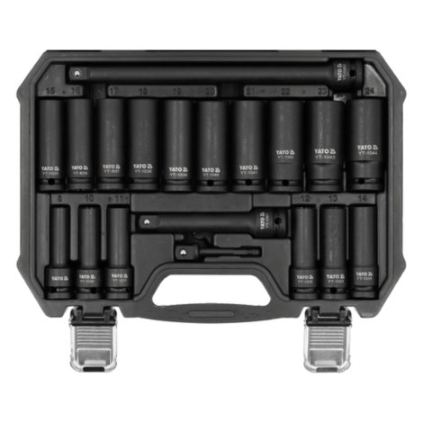 Hylsysarja Yato YT-10556; 1/2''; 19 kpl. Hylsysarja Yato YT-10556; 1/2''; 19 kpl.