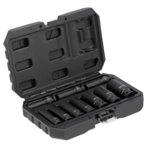 Hylsysarja Yato YT-10557; 1/2''; 10-27 mm; 10 kpl.