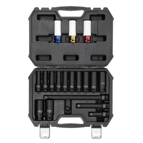 Hylsysarja Yato YT-10566; 1/2''; 18 kpl. Hylsysarja Yato YT-10566; 1/2''; 18 kpl.