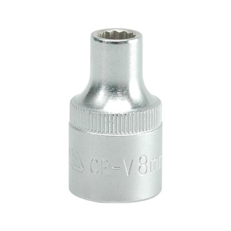 Kuusiohylsy Yato YT-1270; 1/2''; 8 mm