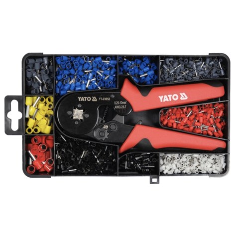 Johtopihdit Yato YT-23052; 175 mm + tarvikkeet