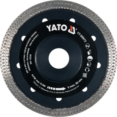 Timanttikatkaisulaikka Yato YT-59975; 230x2,0 mm