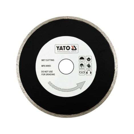 Timanttilevy märkäleikkaukseen Yato YT-6017; 200x25,4 mm