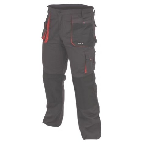 Housut Yato YT-80150; XL; musta punainen