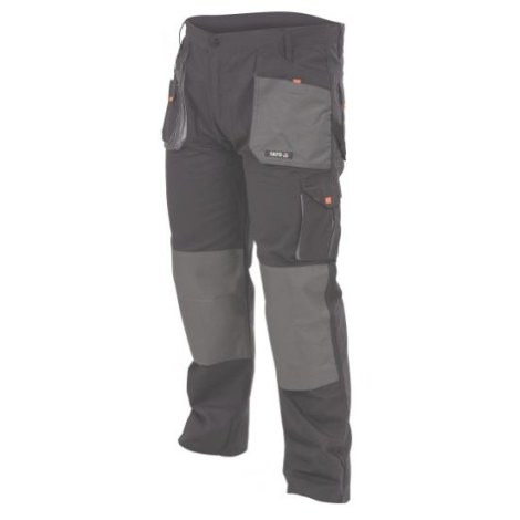 Housut Yato YT-80183; M; musta / harmaa