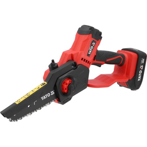Moottorisaha oksien karsimiseen Yato YT-828133; 20 V; 1x2,0 Ah akku; laippa 176 mm