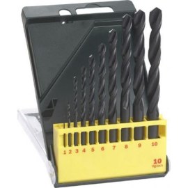 Metalliporanteräsarja Bosch HSS-R; 1-10 mm; 10 kpl.