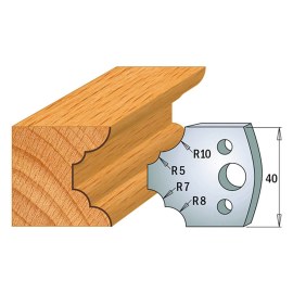 Rajoittimet profiiliveitsille CMT 691.022; 2 kpl.