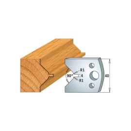Rajoittimet profiiliveitsille CMT 691.072; 2 kpl.