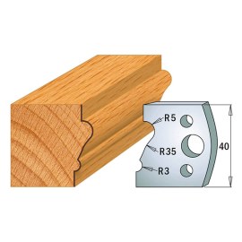 Rajoittimet profiiliveitsille CMT 691.081; 2 kpl.