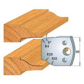 Rajoittimet profiiliveitsille CMT 691.100; 2 kpl.