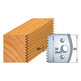Rajoittimet profiiliveitsille CMT 691.117; 2 kpl.