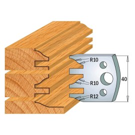 Rajoittimet profiiliveitsille CMT 691.124; 2 kpl.