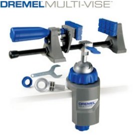 Multi-Vise: ruuvipuristin, itsenäiset leuat ja työkalunpidin Dremel Multi-Vise 2500