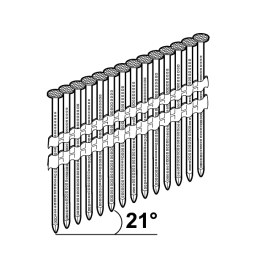 Lankanaulat Essve; 2,8x60 mm; 21°; 1800 kpl.