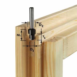 Porrasjyrsin Festool; 16,3 mm; 80 mm