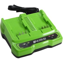 Laturi Greenworks G24X2UC2; 24 V