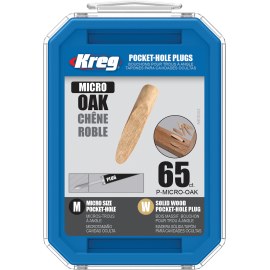 Tapit  Kreg P-MICRO-OAK; 12 mm (1/2'')- 140 mm (11/2''); 65 kpl; tammi-