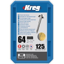 Puuruuvi Kreg SML-C250; Maxi-Loc; 2,50''; 64 mm; 125