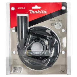 Kulmahiomakoneen pölynimusuojaus hiomiseen Makita 195239-9