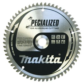 Pöyrösahantetä alumiinille Makita; 190x2x20,0 mm; Z60; -5°
