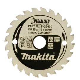 Katkaisulaikka laminaatille Makita; 85x1x15,0 mm; Z24; 7°