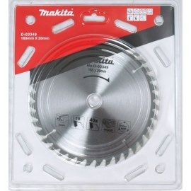 Katkaisuterä puulle Makita; 165x2x20,0 mm; Z40; 18°