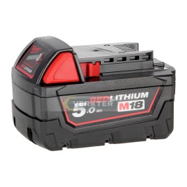Akku Milwaukee M18 B5; 18 V; 5,0 Ah; Li-ion