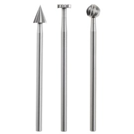 Volframi-vanadiiniteräksiset jyrsinpuikot Proxxon; 3 kpl.