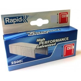 Niitit Rapid; 11,4x6 mm; 2500 kpl.; tyyppi 53