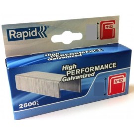 Niitit Rapid; 11,4x12 mm; 2500 kpl.; tyyppi 53