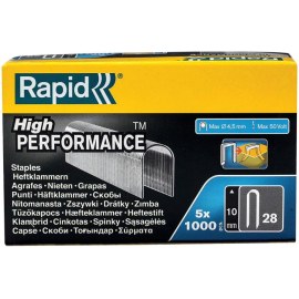 Niitit Rapid; 10 mm; 5000 kpl.; tyyppi 28