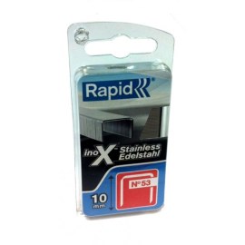 Niitit Rapid; 11,4x10 mm; 1080 kpl.; tyyppi 53; ruostumaton teräs