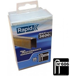 Niitit Rapid; 6x25 mm; 3600 kpl.; tyyppi 606