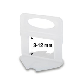 Laatan kulmamääritin Rubi DELTA LEVEL SYSTEM; 3-12 mm; 1 mm; 200 kpl.