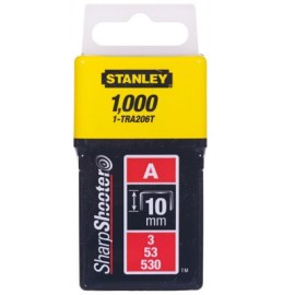 Niitit Stanley; 11,3x10 mm; 1000 kpl.; tyyppi A; teräs