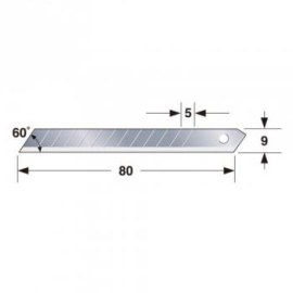 Terä Tajima LB30CD; 9 mm; 10 kpl.