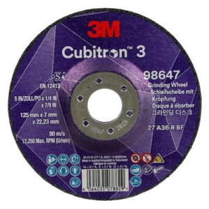 Hiomalaikka 3M Cubitron 3 A36 R BF; 125x7 mm