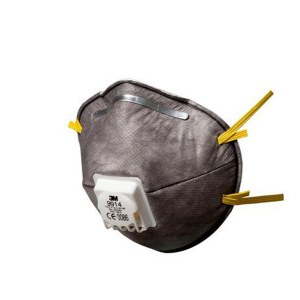 Hengityssuojain venttiilillä 3M Silv-Air Classic 2220; FFP2