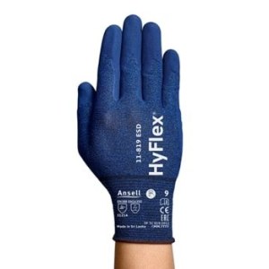 Työkäsineet Ansell HyFlex 11-819 ESD; 11 koko