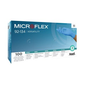 Työkäsineet Ansell Microflex 92-134; S; 100 kpl.