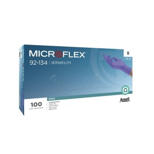 Työkäsineet Ansell Microflex 92-134; L; 100 kpl.
